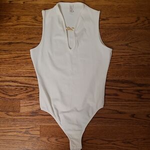 Victoria Secret Cream Bodysuit